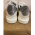 Sneakers wit met zilveren glitters 