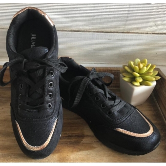 Sneakers zwart/rosé 