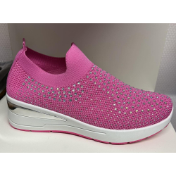 Sneakers met steentjes roze Sneakers met steentjes roze